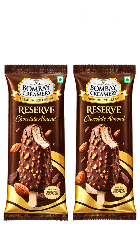 Bombay Creamery Reserve Chocolate Almond bars